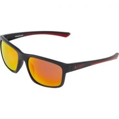 Lunettes De Soleil Sport CAIRN SWIM POLARIZED MAT BLACK RED 22 Noir / Rouge