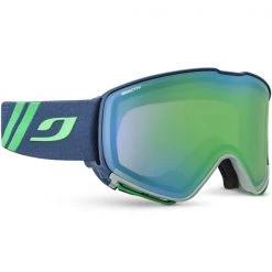Masques De Ski JULBO QUICKSHIFT BLUE/GREEN REACTIV 1-3 HIGH CONTRAST FLASH GREEN 23 Bleu / Vert