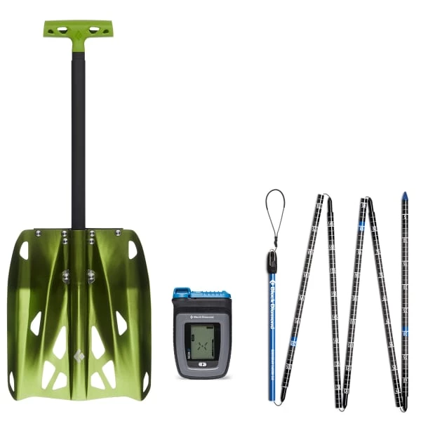 BLACK DIAMOND BD ALPINE AVY SAFETY SET 23 Packs Sécurité Avalanche BLACK DIAMOND BD ALPINE AVY SAFETY SET 23 Vert / Gris / Bleu -Ekosport Soldes 9 93595 bd alpine avy safety set bd151010 01