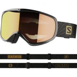 Masques De Ski SALOMON SENSE PHOTO BK MONTANA/AW RED 22 Noir / Jaune
