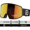 Masques De Ski SALOMON LO FI ML BLACK/UNI MID RED 22 Noir / Rouge