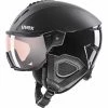 Casques Ski UVEX INSTINCT VISOR PRO VARIO BLACK 23 Noir