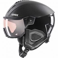 Casques Ski UVEX INSTINCT VISOR PRO VARIO BLACK 23 Noir