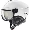 Casques Ski UVEX INSTINCT VISOR WHITE BLACK 23 Blanc