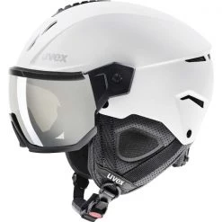 Casques Ski UVEX INSTINCT VISOR WHITE BLACK 23 Blanc