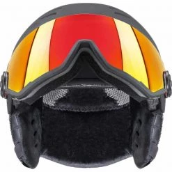 Casques Ski UVEX WANTED VISOR BLACK MAT 23 Noir -Ekosport Soldes 9 93772 wanted visor black mat 566262 10 03