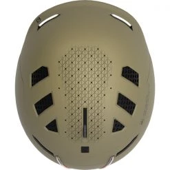 Casques Ski SALOMON HUSK PRIME OLIVE 23 Vert -Ekosport Soldes 9 93932 husk prime olive l41529000 04