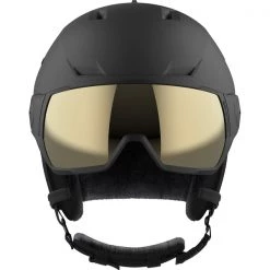 Casques Ski SALOMON PIONEER LT VISOR SIGMA BLK/GREY 23 Noir -Ekosport Soldes 9 93936 pioneer lt visor sigma blk grey l41531300 03