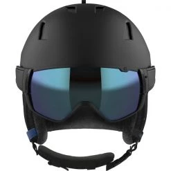 Casques Ski SALOMON DRIVER BLACK/ESTATE BLUE/SOLAR 22 Noir / Bleu -Ekosport Soldes 9 93941 driver black estate blue solar l41532400 03