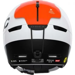 Casques Ski POC OBEX BC MIPS HYDROGEN WHITE/FLUORESCENT ORANGE AVIP 23 Blanc / Orange -Ekosport Soldes 9 94694 obex bc mips hydrogen white fluorescent orange avip 10114 8043 04