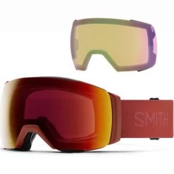 Masques De Ski SMITH IO MAG XL CLAY RED CPS RED MIRROR 22 Rouge