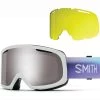 Masques De Ski SMITH RIOT POLAR VIBRANT CPS PLATINUM MIRROR 22 Bleu / Violet / Blanc