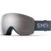 Masques De Ski SMITH SKYLINE EVERGLADE CPS PLATINUM MIRROR 22 Vert / Gris