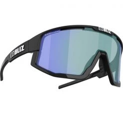 Lunettes De Soleil Sport BLIZ VISION NANO OPTICS PHOTOC BLACK & BROWN W BLUE MULTI 22 Noir / Bleu