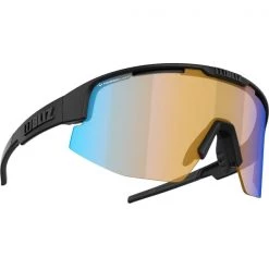 Lunettes De Soleil Sport BLIZ MATRIX SMALL NANO OPTICS NLI BLACK & CORAL W BLUE LULTI 22 Noir / Jaune / Violet