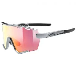 Lunettes De Soleil Sport UVEX SPORTSTYLE 236 SILICIUM 21 Gris / Rouge