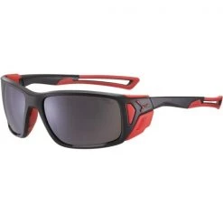 Lunettes De Soleil Sport CEBE PROGUIDE BLACK RED MATTE-PEAK GREY SILVER AR 22 Noir / Rouge