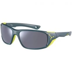 Lunettes De Soleil Sport CEBE JORASSES L PETROL LIME MATTE-ZONE BROWN SILVER AF 22 Vert