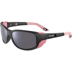 Lunettes De Soleil Sport CEBE EVEREST BLACK POWDER PINK MATTE-ZONE BROWN SILVER AF 22 Noir / Rose