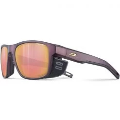 Lunettes De Soleil Sport JULBO SHIELD M BORDEAU/OR POLAR 3CF 22 Violet