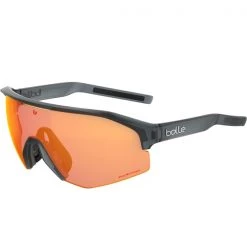 Lunettes De Soleil Sport BOLLE LIGHTSHIFTER XL BLACK FROST PHANTOM BROWN RED PHOTOCHROMIC 22 Noir / Marron